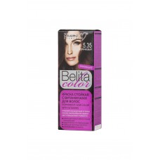Belita color. Краска стойкая с витаминами для волос  № 5.35  Коричневый